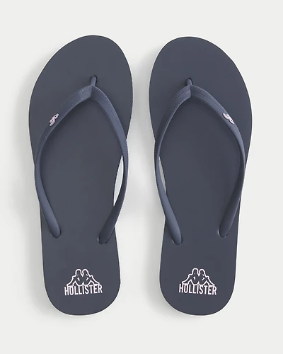 Hollister + Kappa Rubber Flip Flops
