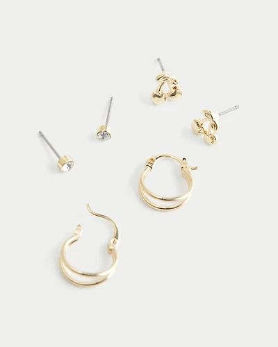 Cherry & Hoop Earring 3-Pack