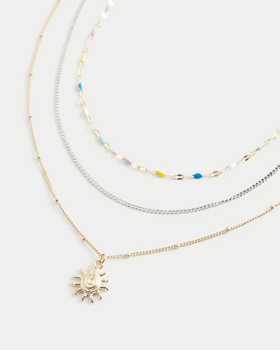 Sun Necklace 3-Pack