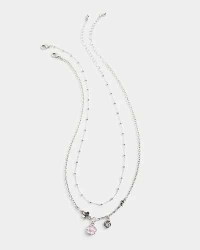 Flower Necklace 2-Pack