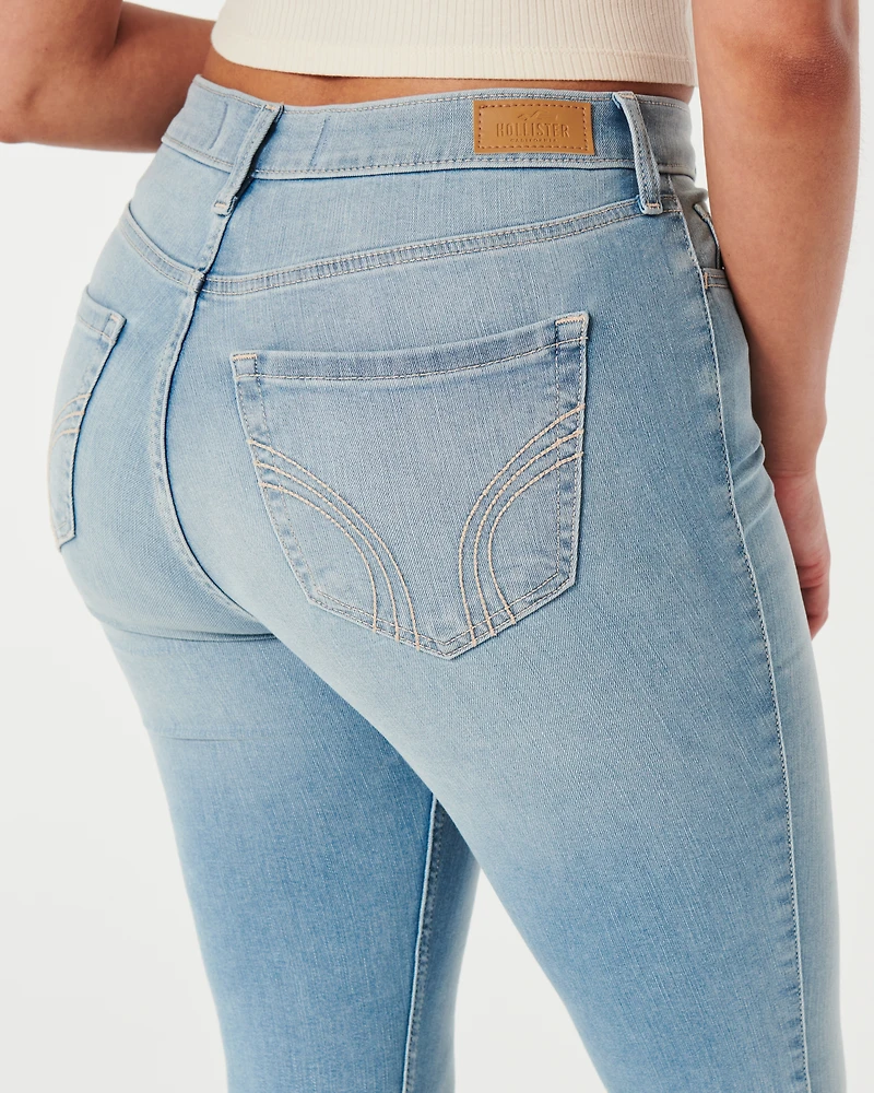 Curvy High-Rise Medium Wash Super Skinny Jeans