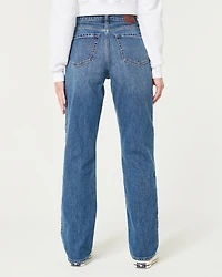 Ultra High-Rise Medium Wash Dad Jeans