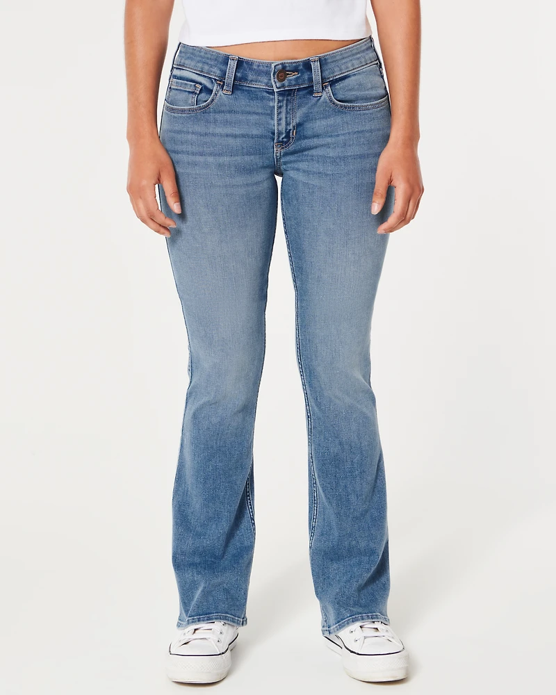 Low-Rise Medium Wash Boot Jeans