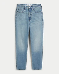 Curvy Ultra High-Rise Medium Wash Mom Jeans