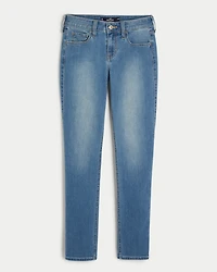 Low-Rise Medium Wash Super Skinny Jeans