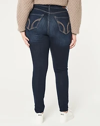 Curvy High-Rise Dark Wash Super Skinny Jeans