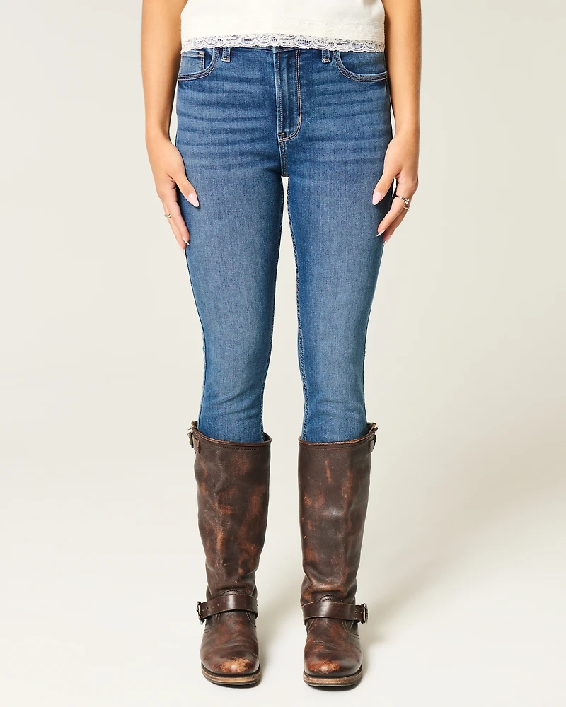 High-Rise Dark Wash Super Skinny Jeans