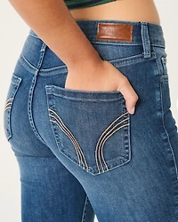 Curvy Mid-Rise Dark Wash Boot Jeans
