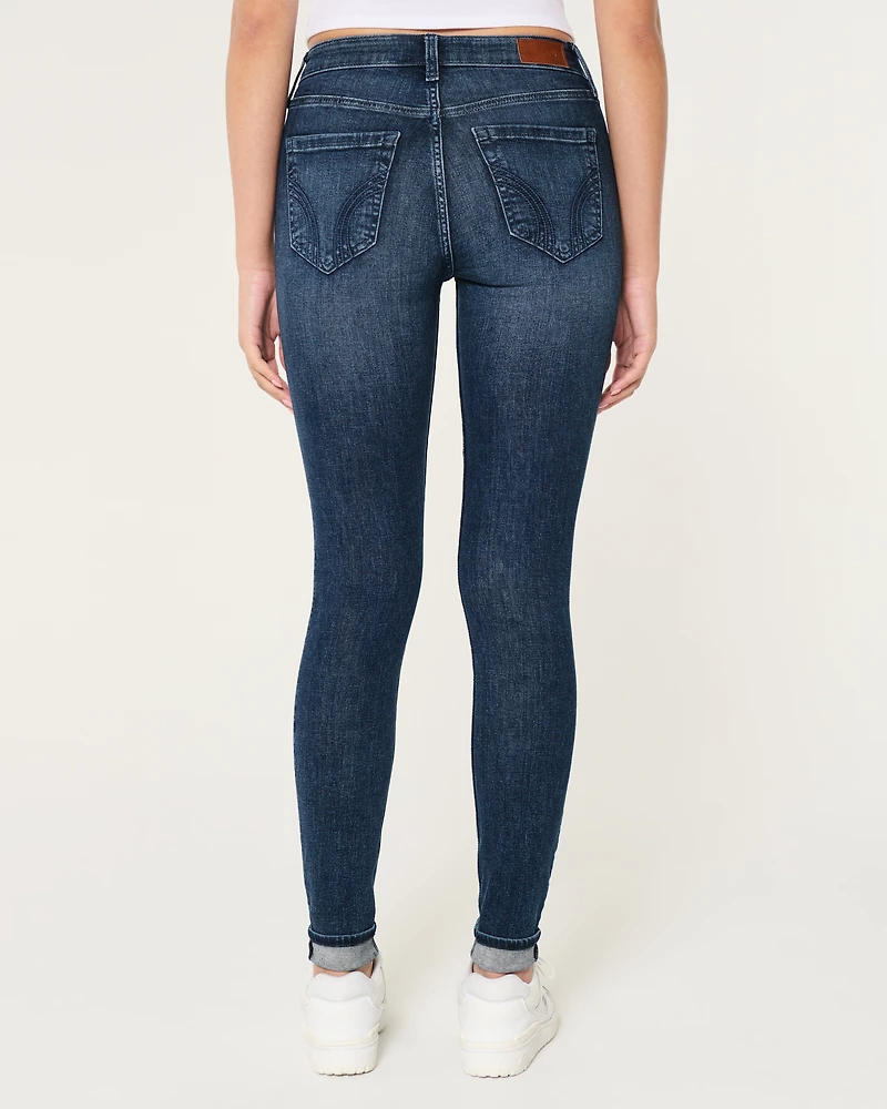 High-Rise Medium Wash Super Skinny Jeans