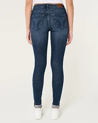 High-Rise Medium Wash Super Skinny Jeans