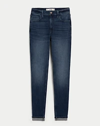 High-Rise Medium Wash Super Skinny Jeans