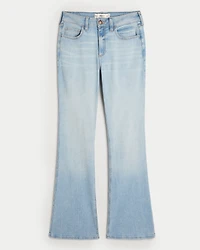 Curvy Mid-Rise Light Wash Boot Jeans