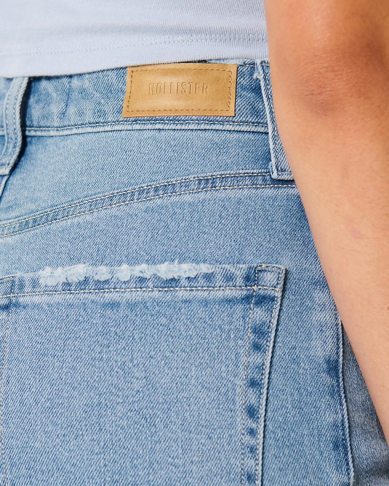 Curvy Ultra High-Rise Medium Wash Dad Jeans