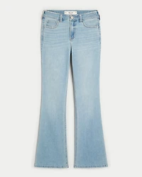 Mid-Rise Light Wash Bootcut Jeans