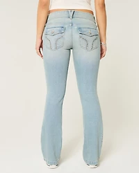 Ultra Low-Rise Studded Bootcut Jeans