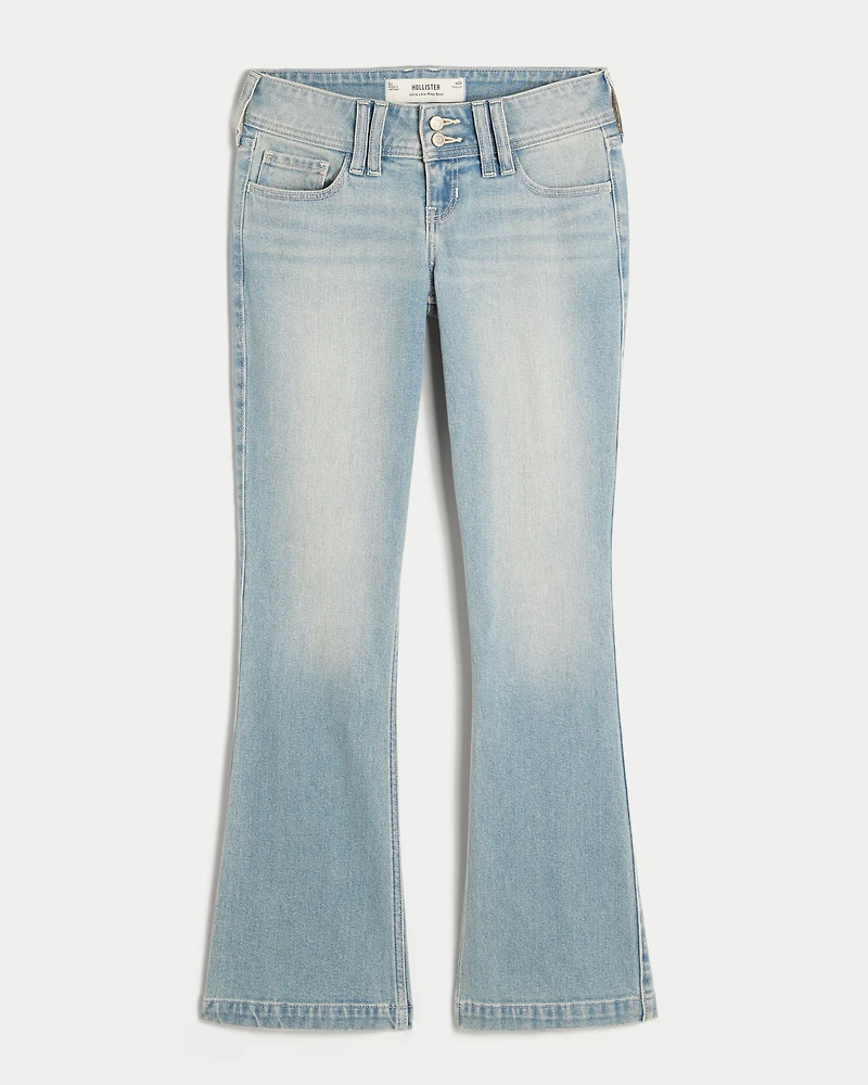 Ultra Low-Rise Studded Bootcut Jeans
