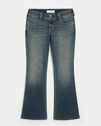 Low-Rise Medium Wash Bootcut Jeans