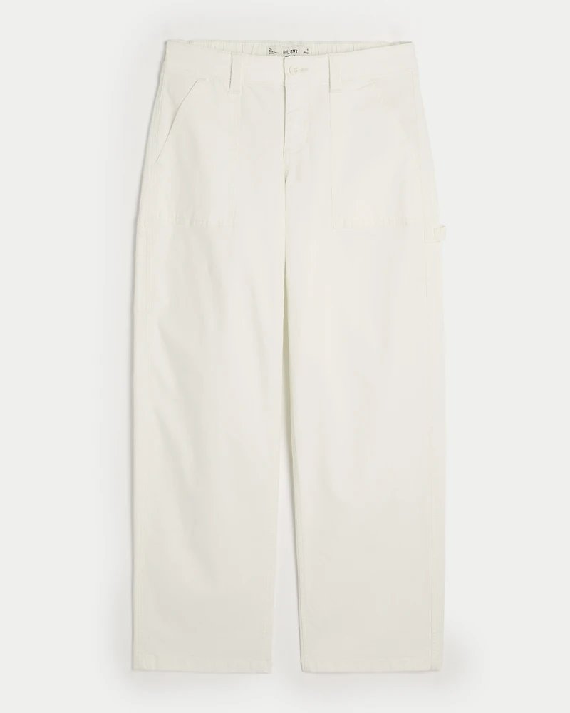 Low-Rise Tapered Baggy Carpenter Pants
