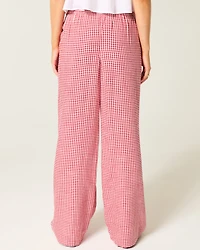 Pull-On Slub Pants