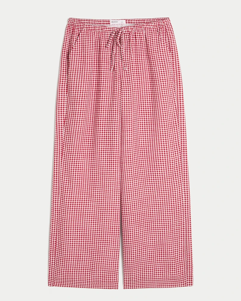 Pull-On Slub Pants