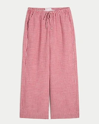 Pull-On Slub Pants
