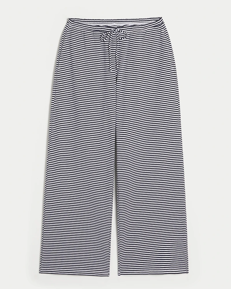 Knit Baggy Pull-On Pants