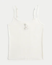 Ribbed Rabbit Graphic Cami