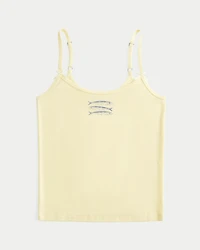 Ribbed Fish Graphic Cami