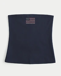 Taylor Shine Graphic Tube Top