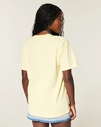 Oversized Floral Graphic Tee