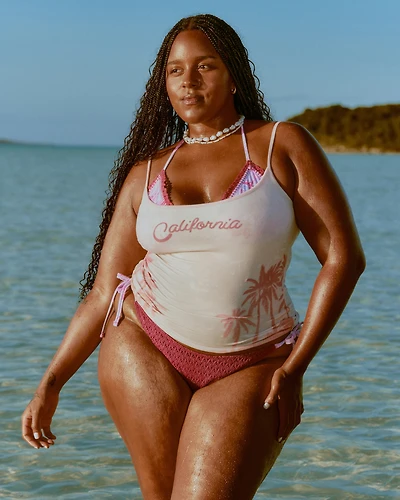 Hollister Callie Reversible California Graphic Cami