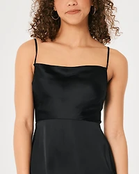 Satin Mini Dress
