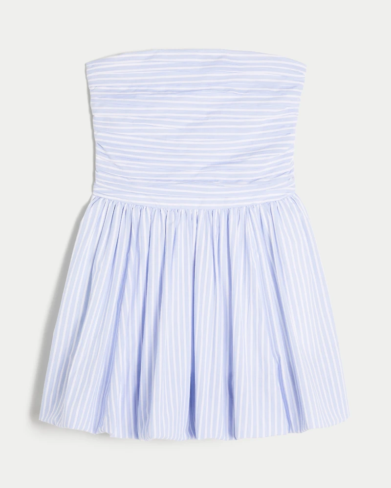 Ruched Bubble Skort Dress