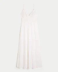 Embroidered Maxi Dress