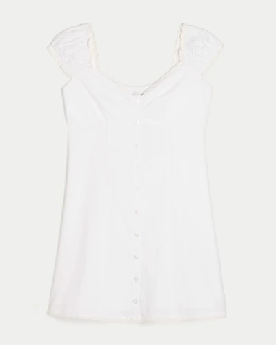 Cap Sleeve Shirt Dress