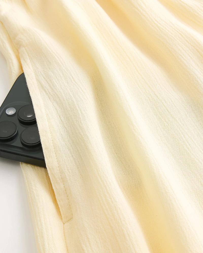 Lace Inset Maxi Dress