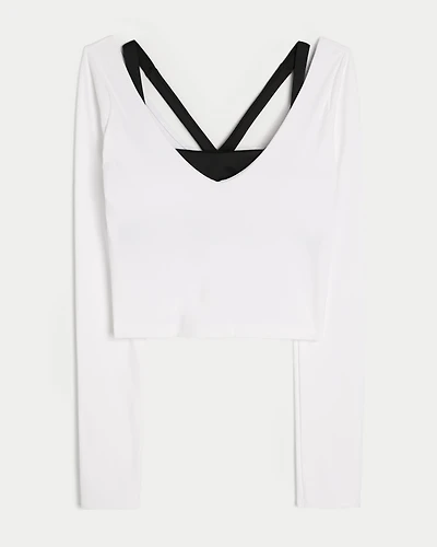 Gilly Hicks Active Boost Layered Top