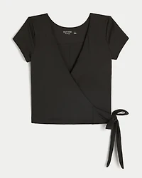 Gilly Hicks Active Recharge Wrap Top