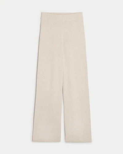 Gilly Hicks Sweater-Knit Straight Pants