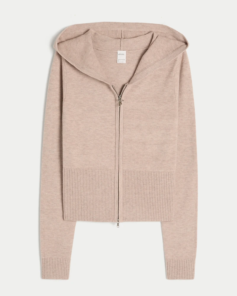 Gilly Hicks Zip-Up Sweater Hoodie