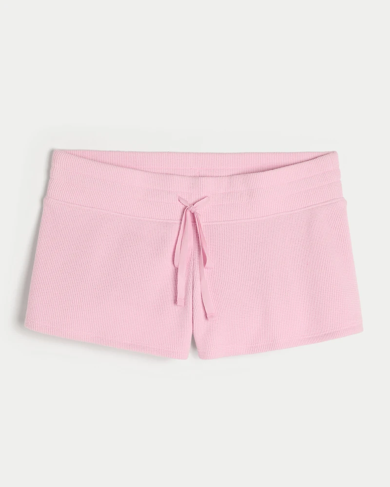 Gilly Hicks Cozy Waffle Mini Shorts