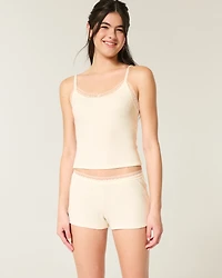 Gilly Hicks Waffle Lace Shortie Shorts