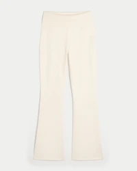 Gilly Hicks Sweater-Knit Foldover Bootcut Pants