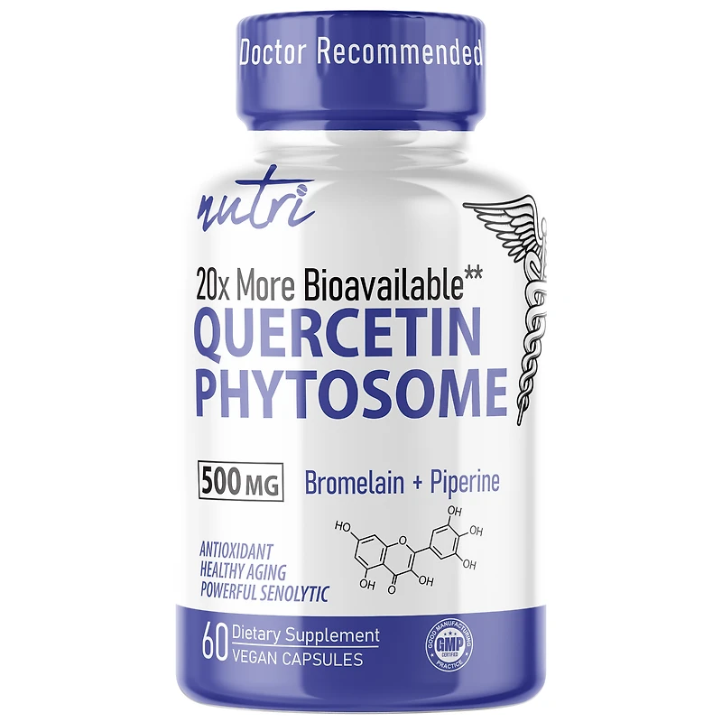 Quercetin Phytosome with Bromelain + Piperine 500mg