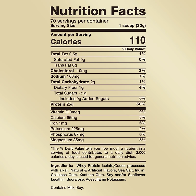 100% Whey Isolate - Chocolate Paradise (70 Servings)