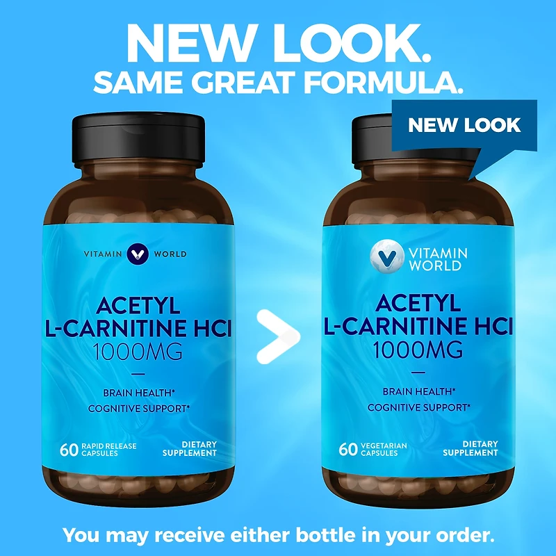 Acetyl L-Carnitine 1000 mg.