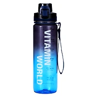 VW Sports Water Bottle 32oz. Black Blue