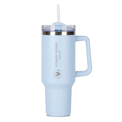 VW Tumbler with Straw Blue 40oz