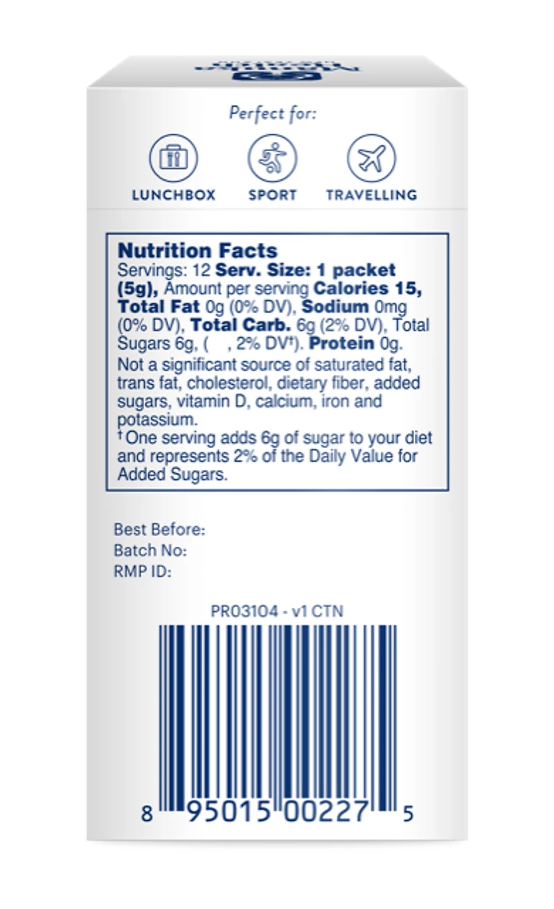 Manuka Honey UMF 6+/MGO 115+ On-The-Go Sachets 12x5g Liquid