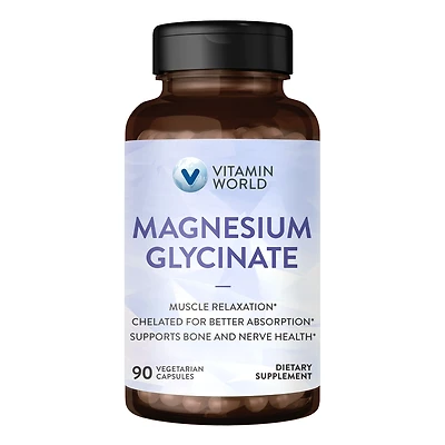 Magnesium Glycinate Veggie Caps 420mg 90ct